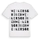 Weikersgrüben ordlek t-shirt