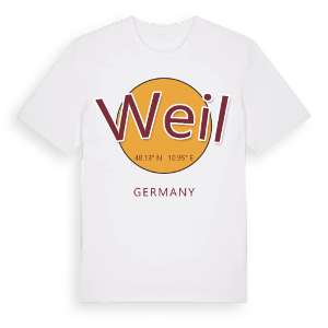 Weil cirkel t-shirt – ekologisk bomull t-shirt från Pinshirt