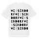 Weisendorf ordlek t-shirt