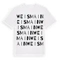 Weismain ordlek t-shirt