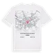 Weiterer Innenstadtgürtel West/Nord/Ost karta t-shirt