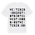Weiterer Innenstadtgürtel West/Nord/Ost ordlek t-shirt
