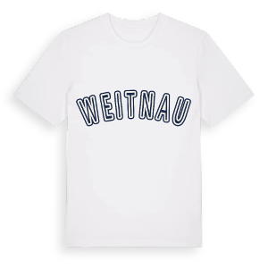 Weitnau college t-shirt – ekologisk bomull t-shirt från Pinshirt
