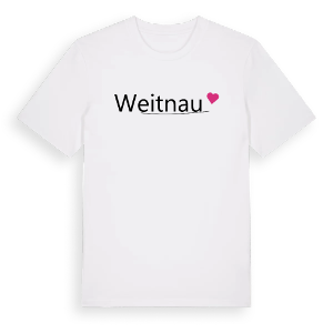 Weitnau hjärta t-shirt – ekologisk bomull t-shirt från Pinshirt