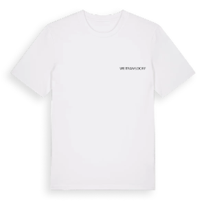 Jag älskar Weitramsdorf t-shirt litet tryck – ekologisk bomull t-shirt från Pinshirt