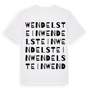 Wendelstein ordlek t-shirt – ekologisk bomull t-shirt från Pinshirt