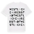 Westliche Außenstadt ordlek t-shirt