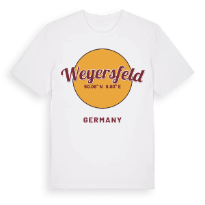 Weyersfeld cirkel t-shirt – ekologisk bomull t-shirt från Pinshirt