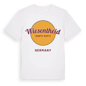 Wiesentheid cirkel t-shirt – ekologisk bomull t-shirt från Pinshirt
