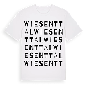 Wiesenttal ordlek t-shirt – ekologisk bomull t-shirt från Pinshirt