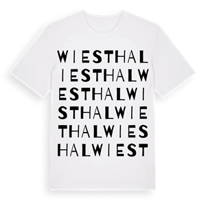 Wiesthal ordlek t-shirt – ekologisk bomull t-shirt från Pinshirt