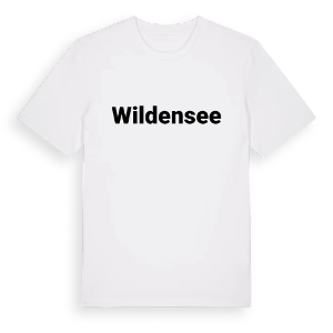 Wildensee fetstil t-shirt – ekologisk bomull t-shirt från Pinshirt