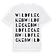 Wildflecken ordlek t-shirt