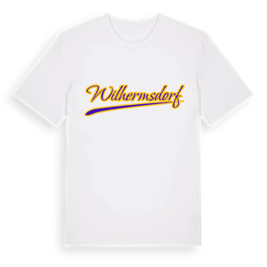 Wilhermsdorf baseball t-shirt – ekologisk bomull t-shirt från Pinshirt