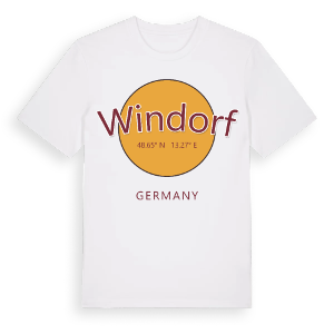 Windorf cirkel t-shirt – ekologisk bomull t-shirt från Pinshirt