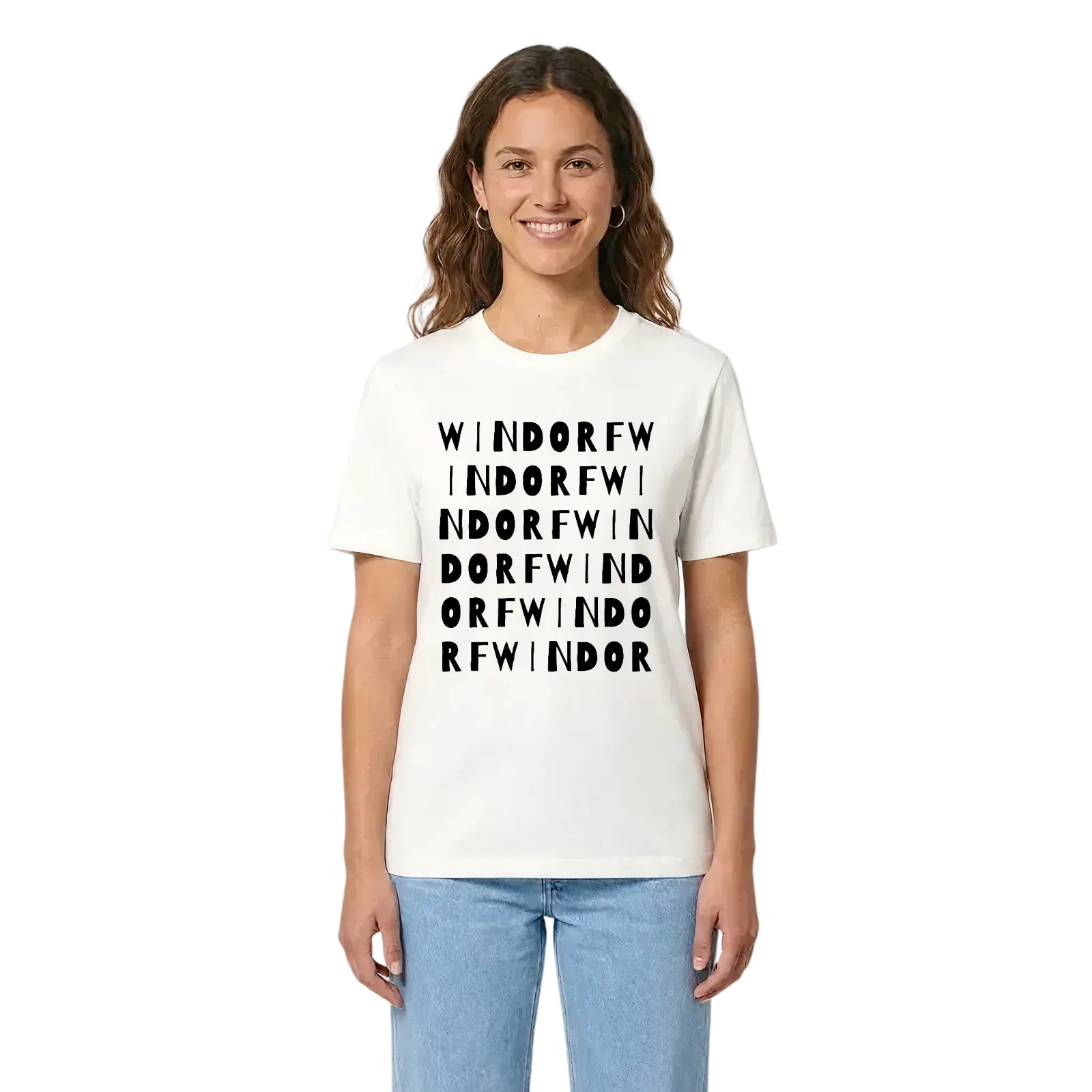 Windorf ordlek t-shirt – White, i miljö