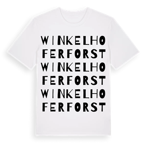 Winkelhofer Forst ordlek t-shirt – ekologisk bomull t-shirt från Pinshirt