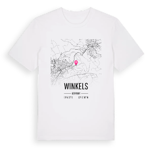 Winkels karta t-shirt – ekologisk bomull t-shirt från Pinshirt