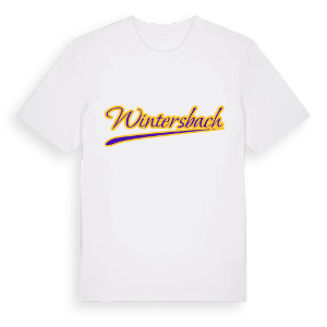 Wintersbach baseball t-shirt – ekologisk bomull t-shirt från Pinshirt