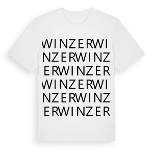 Winzer ordlek t-shirt – ekologisk bomull t-shirt från Pinshirt
