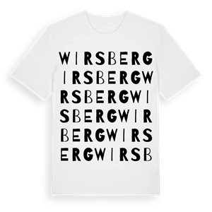 Wirsberg ordlek t-shirt – ekologisk bomull t-shirt från Pinshirt