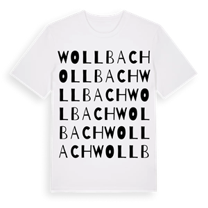 Wollbach ordlek t-shirt – ekologisk bomull t-shirt från Pinshirt