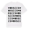 Wonsees ordlek t-shirt