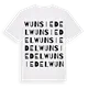 Wunsiedel ordlek t-shirt