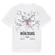 Würzburg karta t-shirt