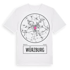 Würzburg t-shirt – ekologisk bomull t-shirt från Pinshirt