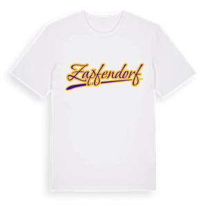 Zapfendorf baseball t-shirt – ekologisk bomull t-shirt från Pinshirt