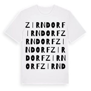 Zirndorf ordlek t-shirt – ekologisk bomull t-shirt från Pinshirt