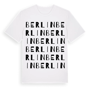 Berlin ordlek t-shirt – ekologisk bomull t-shirt från Pinshirt