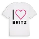 Jag älskar Britz t-shirt stort tryck