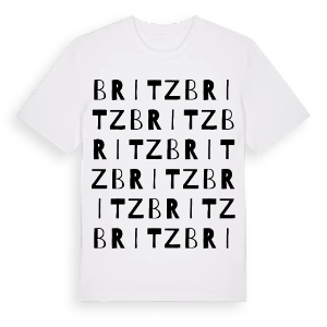 Britz ordlek t-shirt – ekologisk bomull t-shirt från Pinshirt
