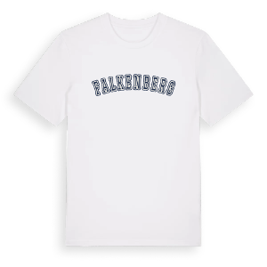 Falkenberg college t-shirt – ekologisk bomull t-shirt från Pinshirt
