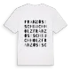 Französisch Buchholz ordlek t-shirt