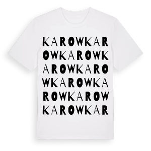 Karow ordlek t-shirt – ekologisk bomull t-shirt från Pinshirt