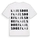 Kaulsdorf ordlek t-shirt