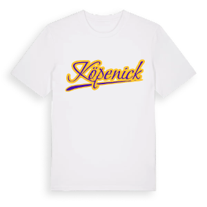 Köpenick baseball t-shirt – ekologisk bomull t-shirt från Pinshirt
