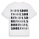 Mahlsdorf ordlek t-shirt