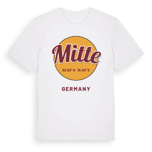 Mitte cirkel t-shirt – ekologisk bomull t-shirt från Pinshirt