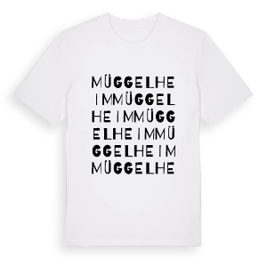 Müggelheim ordlek t-shirt – ekologisk bomull t-shirt från Pinshirt