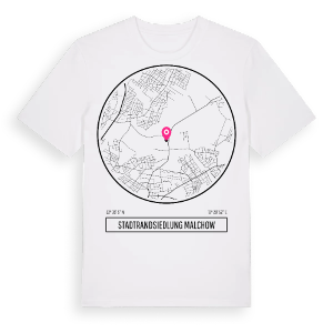 Stadtrandsiedlung Malchow t-shirt – ekologisk bomull t-shirt från Pinshirt