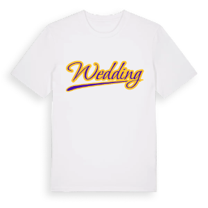 Wedding baseball t-shirt – ekologisk bomull t-shirt från Pinshirt