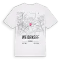 Weißensee karta t-shirt
