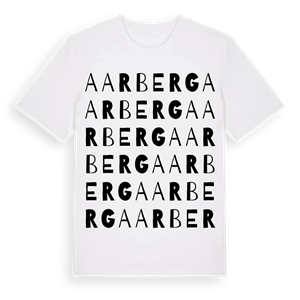 Aarberg ordlek t-shirt – ekologisk bomull t-shirt från Pinshirt