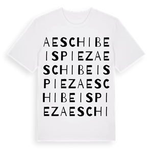Aeschi bei Spiez ordlek t-shirt – ekologisk bomull t-shirt från Pinshirt