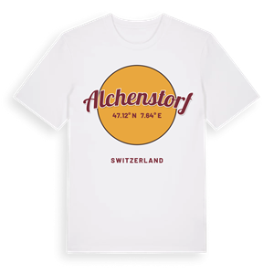 Alchenstorf cirkel t-shirt – ekologisk bomull t-shirt från Pinshirt