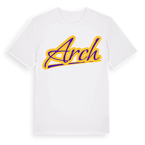 Arch baseball t-shirt – ekologisk bomull t-shirt från Pinshirt